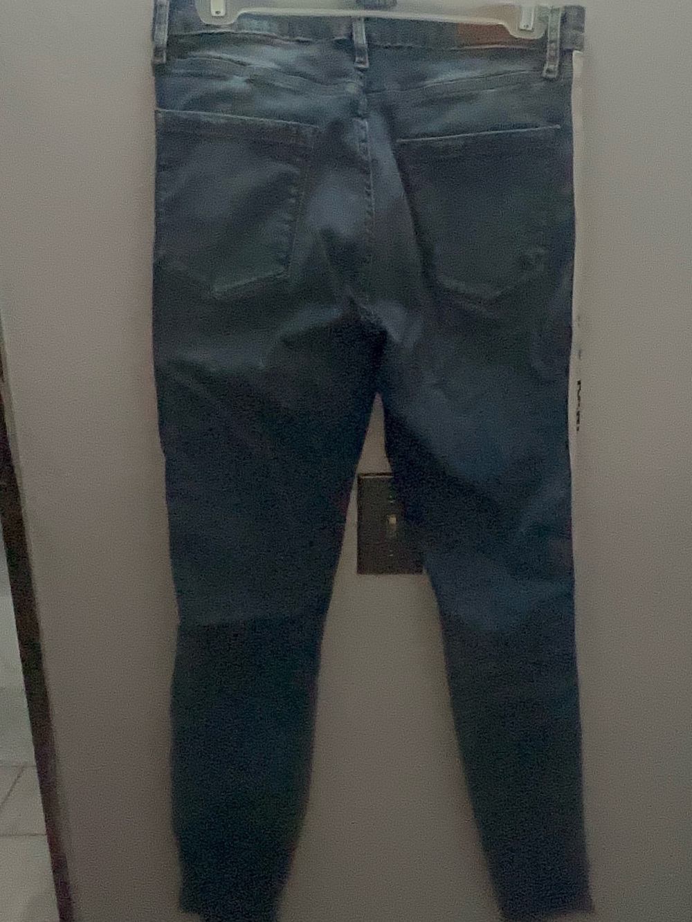 Karl Lagerfeld Dark Blue Skinny Jeans with White Branded Side Tape - Picture 9 of 10